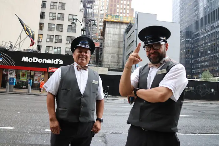 two hotel porters in Midtown